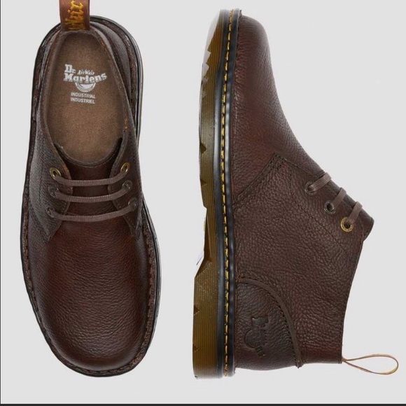 Dr Marten Industrial Air Wair Sussex Brown Leather